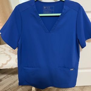 Figs Casma 3 pocket top L in winning blue